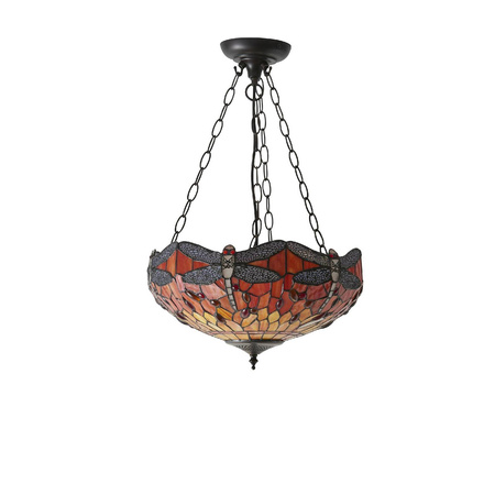 Lampa Wisząca Dragonfly flame (64076) Tiffany