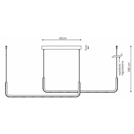 Lampa wisząca MALAWI BASIC (LP-1015/2P basic) - Light Prestige