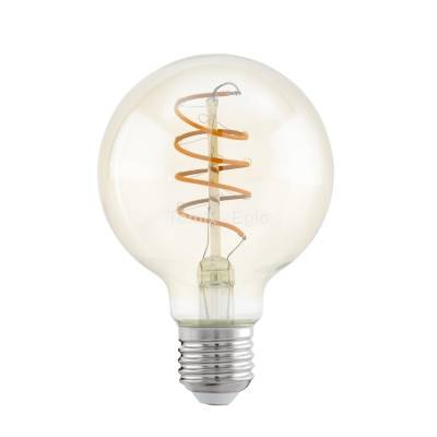 Żarówka AMBER-G80 E27 4W, LED 2200K (11722 - Eglo)