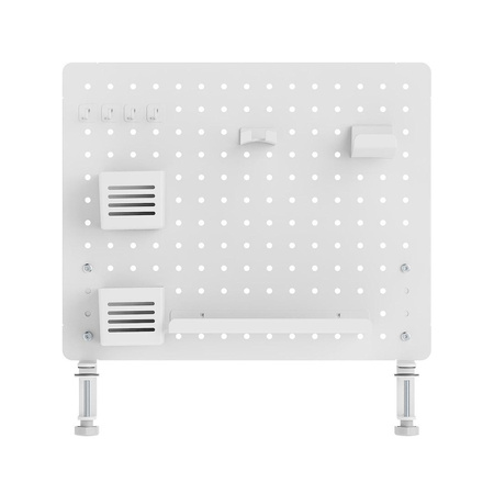 Tablica na akcesoria komputerowe i gamingowe Pegboard PG1 Biały (LV0154) - LVN SYSTEM
