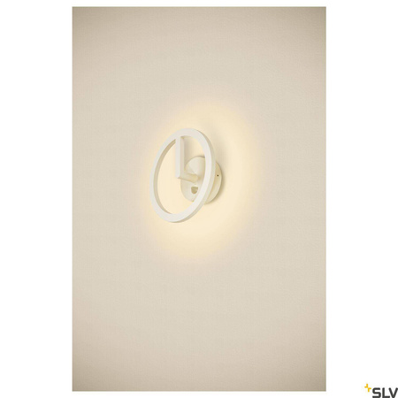 Kinkiet zewnętrzny  z czujnikiem Q-RING IP54 biały (1007917) - SLV