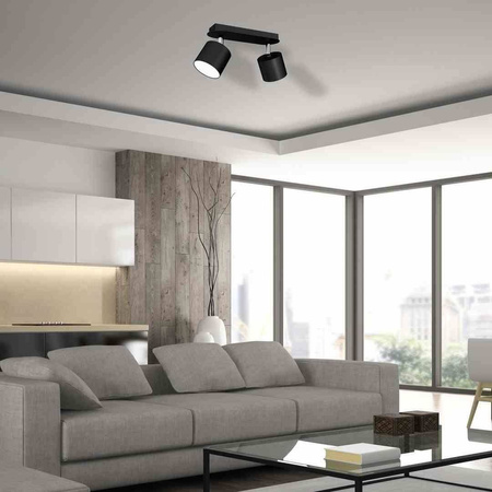 Lampa sufitowa DIXIE BLACK 2xGX53 (MLP7600) - Milagro