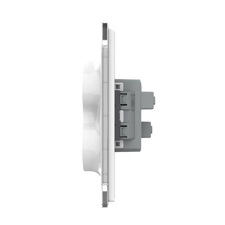 GNIAZDO ELEKTRYCZNE PODWÓJNE do pojedynczej puszki (VL-71EU2-62) - Livolo