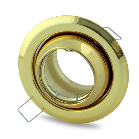 ZESTAW OCZEK OKRĄGŁYCH GU10 3X5W LED ZŁOTY (EKZ4102) - Eko-Light