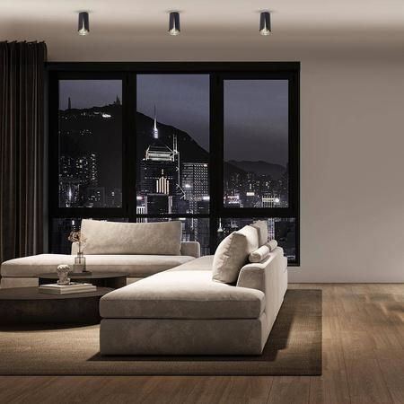 Lampa sufitowa FLOWER BLACK GOLD DOWNLIGHT 1xGU10 (ML0262) - Milagro