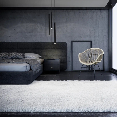 Pojedyncza Lampa Wisząca Elin 1xLED czarna IP44 (PL0123-BK) - Yaskr