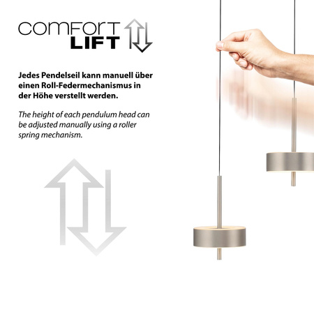 Lampa sterowana Smart Q-ROTATE ALUMINIUM (2249-95) - Paul Neuhaus