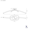 Lampa sufitowa LIGHT LINE (0094.20.CR DIM) - Vivida