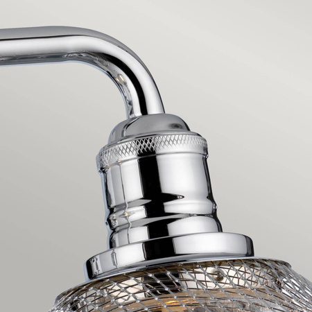 Kinkiet Rigby - 2 źródła światła - Polerowany chrom (QN-RIGBY2-BATH-PC) - Quintiesse