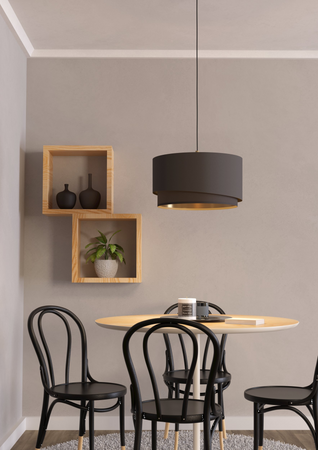 Lampa wisząca MANDERLINE czarna (39929) - EGLO