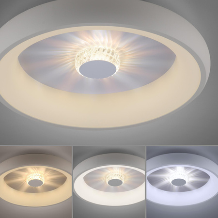 VERTIGO LAMPA SUFITOWA BIAŁY/SZARY (14384-16) - Paul Neuhaus