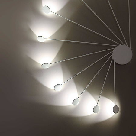 Lampa sufitowa, ścienna HELIX 10 Biała (0047.10.BI) - Vivida