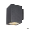ENOLA SQUARE L, single, lampa ścienna natynkowa LED outdoor, kolor antracytowy CCT 3000/4000K (1003437) - SLV