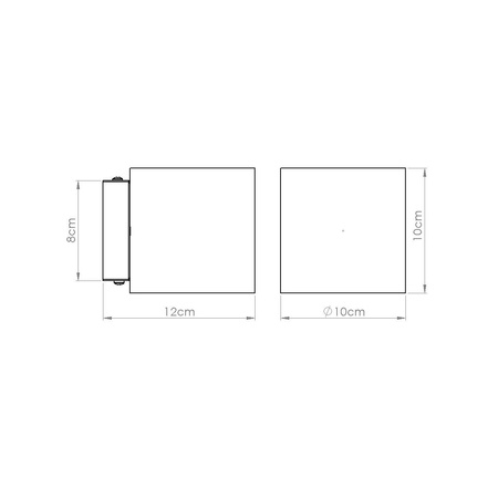 Kinkiet ORBIS beton zielona oliwka (SL.1839) - Sollux Lighting