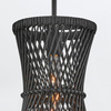 Lampa wisząca Twyla - 1 źródło światła - Czarny (QN-TWYLA-1P-BK) - Quintiesse