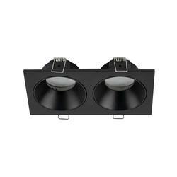 Lampa wpuszczana PRISMA DUO BLACK 2 XGU10 (10579) - TK Lighting