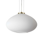 Lampa wisząca PLISSE' Mosiądz (PLISSE'_SP1_D45_OTTONE) - Ideal Lux