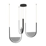 PENDANT LED LIGHT 54W 3000K,4000K BLACK-LIGHT GREY (23168 Zambelis) - Zambelis