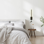 SCONCE LED LIGHT 2.5W+5W 3000K METAL-ALUMINIUM-ACRYLIC BLACK (23039 Zambelis) - Zambelis
