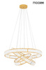 MOOSEE lampa wisząca LIBERTY TRIPLES złota (MSE010100176) - Moosee