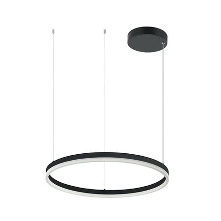 LED PENDANT LIGHT 42W 3000K  ALUMINUM & ACRYLIC  DIMMABLE DOWN LIGHT BLACK (20260 Zambelis) - Zambelis