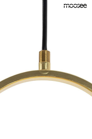 Designerska lampa wisząca do sypialni SPINNER 19 złota (MSE1501100469) - Moosee