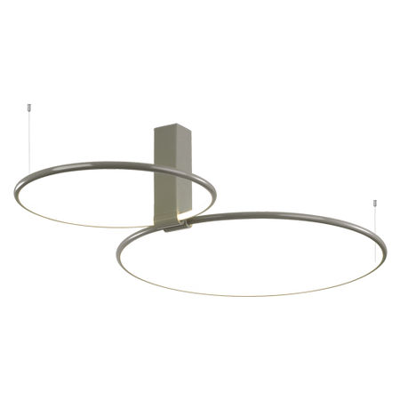 LED CEILING LAMP 60W 3000K ALUMINUM EAGLERISE DRIVER  GREY (20159 Zambelis) - Zambelis
