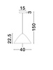 Lampa wisząca wewnętrzna CARAPARI (LE44654) - Luces Exclusivas