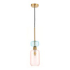 Szklana lampa wisząca MOLLY PINK 1xE14 (ML1822) - Milagro