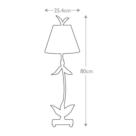 Lampa stołowa Red Bell (FB-REDBELL-TL-GD) - Elstead Lighting