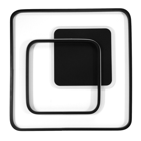 LAMPA SUFITOWA PLAFON LED LINIE I KWADRATY 88W + PILOT DL-G04 QUADRA - DomenoLED