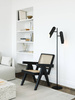 Kierunkowa lampa podłogowa ROCHELLE Nordlux GU10 2x8W Metal Czarny