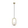 PENDANT LAMP G9 MAX 7W METAL GOLD (23136 Zambelis) - Zambelis