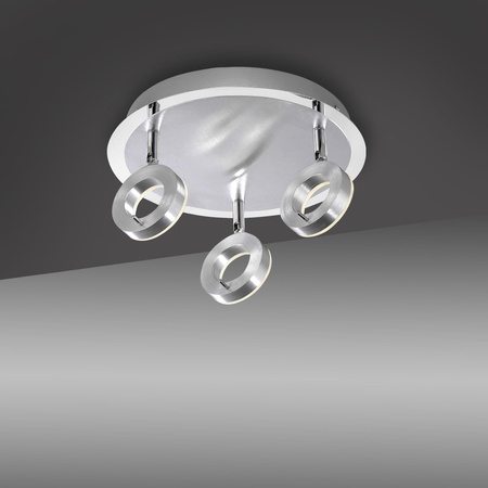 SILEDA LAMPA SUFITOWA ALUMINIUM (6788-96) - Paul Neuhaus