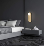 WALL LAMP 1XG9 COLD MATT (H64 Zambelis) - Zambelis