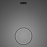 Lampa wisząca Ledowe Okręgi No.1 X 40cm 4k 22W czarny (LA073/X_40_in_4k_black_22W) - ALTAVOLA DESIGN