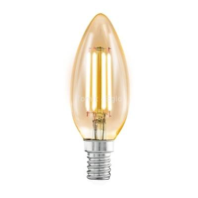 Żarówka AMBER-C37 E14 4W, LED 2200K (11557 - Eglo)