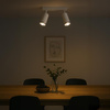 Oprawa Mica Spot Biały + Chrom 2xGU10 (ML2097) - Milagro