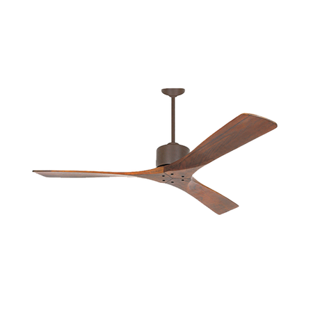 PENDANT FAN COFFEE CHERRY BLADES WITHOUT LAMP (19143 Zambelis) - Zambelis
