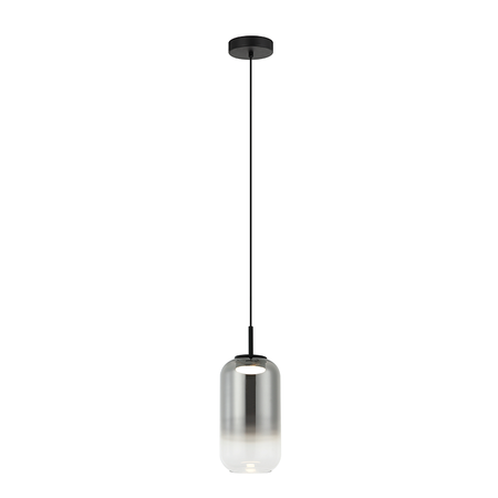 PENDANT LED LIGHT 12W 3000K BLACK-SMOKED GLASS (23217 Zambelis) - Zambelis