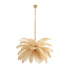 Ekskluzywna lampa wisząca z piórami EMU pióra beżowe 100 cm (ST-DN127 beige) - Step into Design