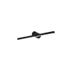 LED WALL LAMP 10W 3000K ALUMINIUM BLACK IP54 (22124 Zambelis) - Zambelis