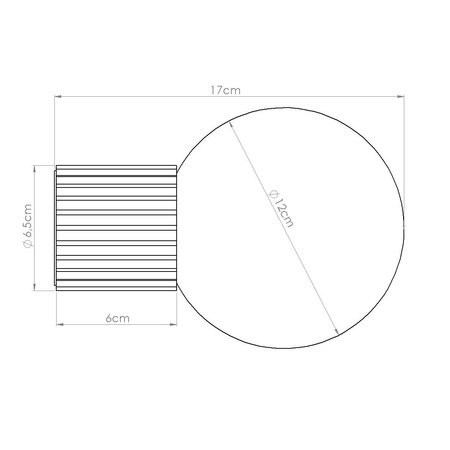 Kinkiet HALO ochra czerwona IP44 (SL.1727) - Sollux Lighting