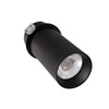 MAXLIGHT H0127 LAMPA SUFITOWA HALO D BLACK PODTYNKOWA
