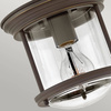 Lampa sufitowa Hadrian - Olejowany brąz (QN-HADRIAN-MINI-F-OZ-CLEAR) - Quintiesse