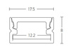 ALUMINIUM PROFILE 2m + 2m OPAL PC COVER (20201 Zambelis) - Zambelis