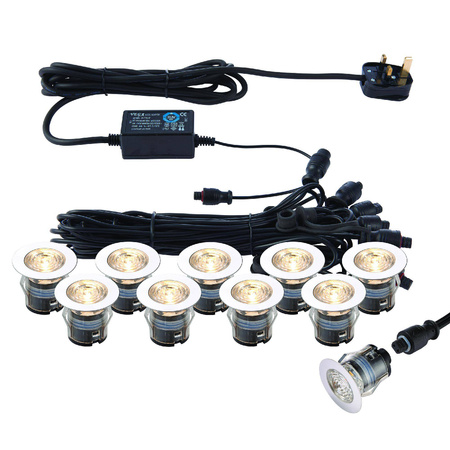 IkonPRO CCT 3000K/4000K 35mm kit IP67 0.75W (73348) - Saxby