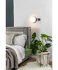 Lampa ścienna / kinkiet czarny Kuul D1 z włącznikiem (KLD12001) - Ummo