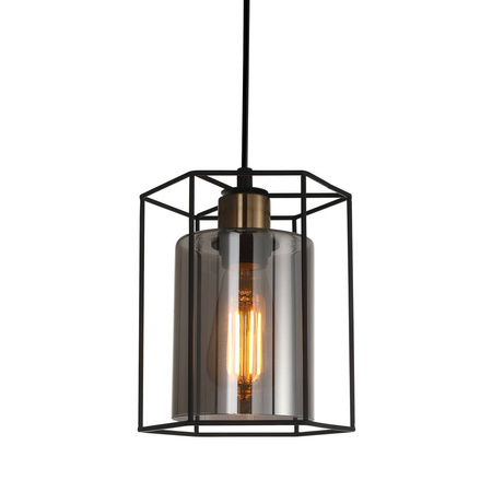 Lampa Wisząca Kalula (PND-78901-1-BK+SG) - Italux