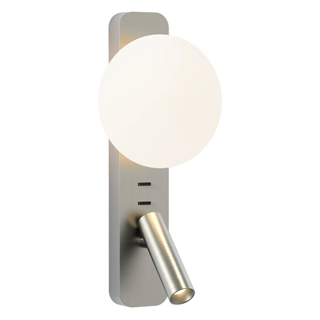 Lampka do Czytania Zeppo Reader Matowy Nikiel (1176010) - Astro Lighting